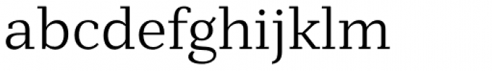 Mediator Serif Light Font LOWERCASE