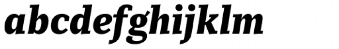 Mediator Serif Narrow Ext Bd Ital Font LOWERCASE