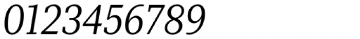 Mediator Serif Narrow Light Italic Font OTHER CHARS