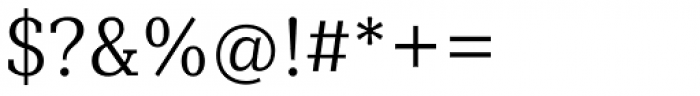 Mediator Serif Narrow Light Font OTHER CHARS