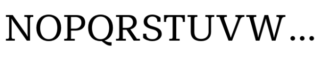 Mediator Serif Regular Font UPPERCASE