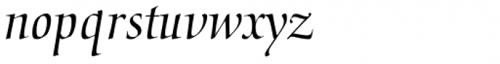 Medici Script LT Std Font LOWERCASE