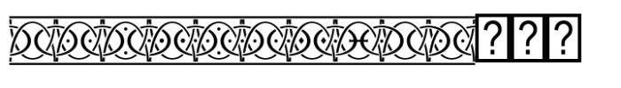 Medieval Borders Aaa Font UPPERCASE