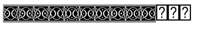 Medieval Borders Aaa Font LOWERCASE