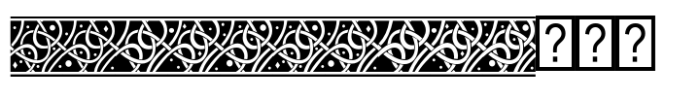 Medieval Borders Z2 z Font LOWERCASE