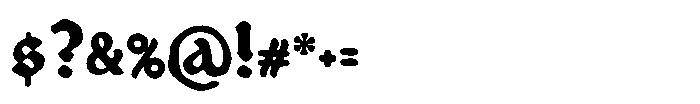 Medieval Grammar Regular Font OTHER CHARS
