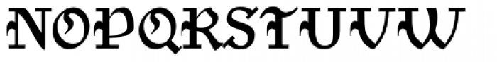 Medieval Gunslinger Font UPPERCASE