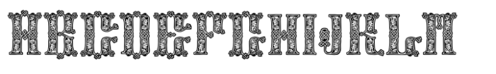 Medieval Knots Regular Font UPPERCASE
