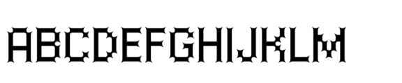 Medieval Pixel VP Sharp Font UPPERCASE