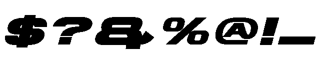 Mediom Sans Bold Italic Font OTHER CHARS