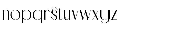 Medish Regular Font LOWERCASE