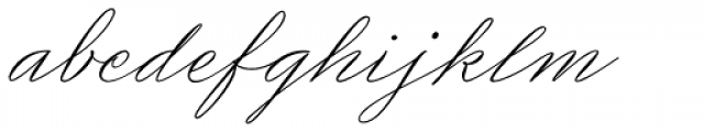 Medish Script Font LOWERCASE