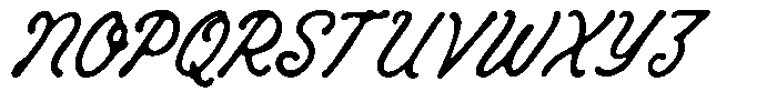 Medivale Font UPPERCASE