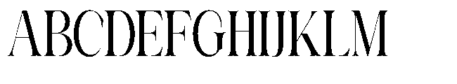 Medvilea Editorial Condensed Regular Font UPPERCASE