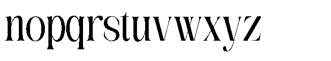 Medvilea Editorial Condensed Regular Font LOWERCASE