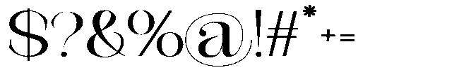 Medvilea Editorial Expanded Regular Font OTHER CHARS