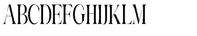 Medvilea Editorial Extra Conden Regular Font UPPERCASE