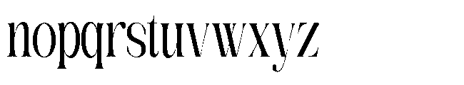 Medvilea Editorial Extra Conden Regular Font LOWERCASE