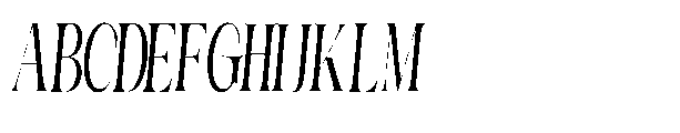 Medvilea Editorial Italic Ex Co Regular Font UPPERCASE