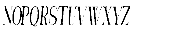 Medvilea Editorial Italic Ex Co Regular Font UPPERCASE