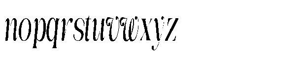 Medvilea Editorial Italic Ex Co Regular Font LOWERCASE