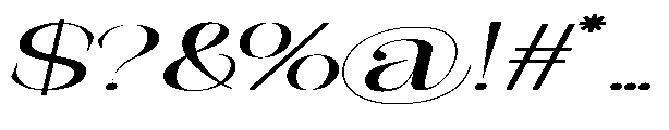 Medvilea Editorial Italic Ex Ex Regular Font OTHER CHARS
