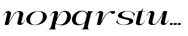 Medvilea Editorial Italic Ex Ex Regular Font LOWERCASE