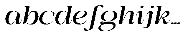 Medvilea Editorial Italic Expanded Regular FONT