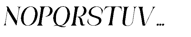 Medvilea Editorial Italic Regular Font UPPERCASE