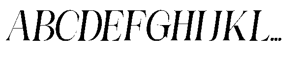 Medvilea Editorial Italic Sm Co Regular Font UPPERCASE