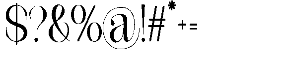 Medvilea Editorial Scale Regular Font OTHER CHARS