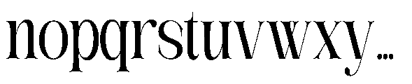 Medvilea Editorial Scale Regular Font LOWERCASE