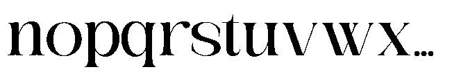Medvilea Editorial Semi Expande Regular Font LOWERCASE