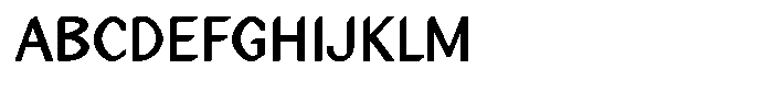 Meera Bold Font UPPERCASE