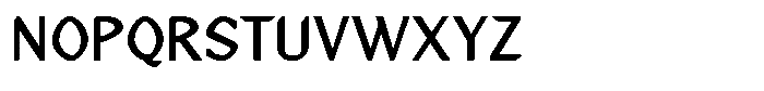 Meera Bold Font UPPERCASE