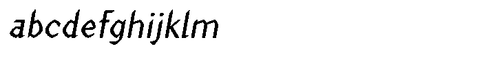 Meera Medium Italique FONT