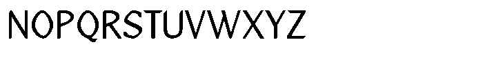 Meera Medium Font UPPERCASE