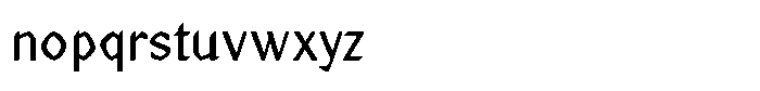 Meera Medium Font LOWERCASE