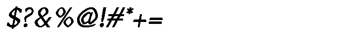 Meera Regular Italique Font OTHER CHARS