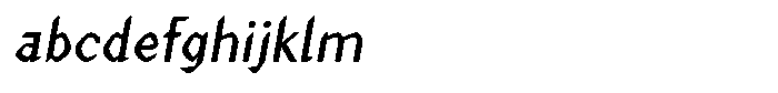 Meera Regular Italique FONT