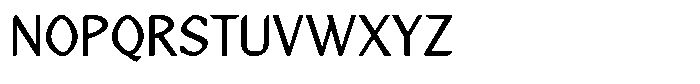 Meera Regular Font UPPERCASE