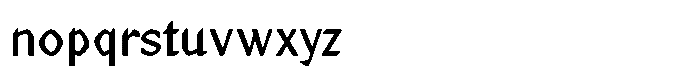 Meera Regular Font LOWERCASE