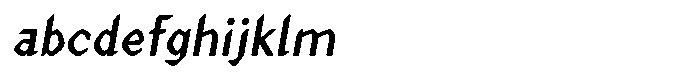 Meera Semi Bold Italique FONT