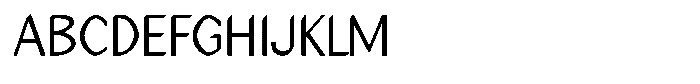 Meera Thin Font UPPERCASE