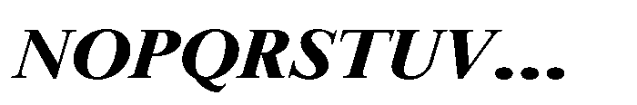 Meetake Serif Black Italic Font UPPERCASE