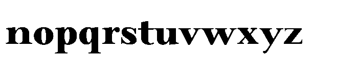Meetake Serif Black Font LOWERCASE