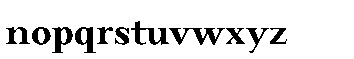Meetake Serif Bold Font LOWERCASE