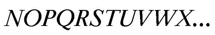 Meetake Serif Italic Font UPPERCASE