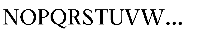 Meetake Serif Regular Font UPPERCASE