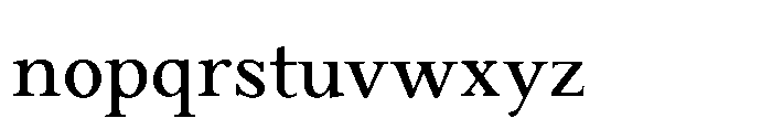 Meetake Serif Regular Font LOWERCASE